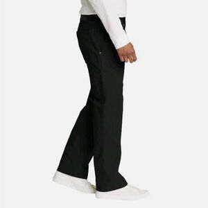 Eddie Bauer Men's Canvas Durable Stretch Comfy Trending Black Utility Pants NWT